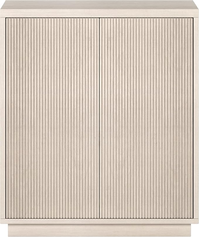 Henn&Hart Alston Accent Cabinet, 28" Wide, Alder White