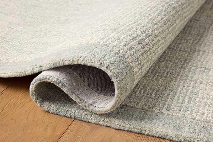 Loloi Magnolia Home by Joanna Gaines Henley Collection HNY-01 Ivory/Spa 2'-6" x 7'-6" Runner Rug