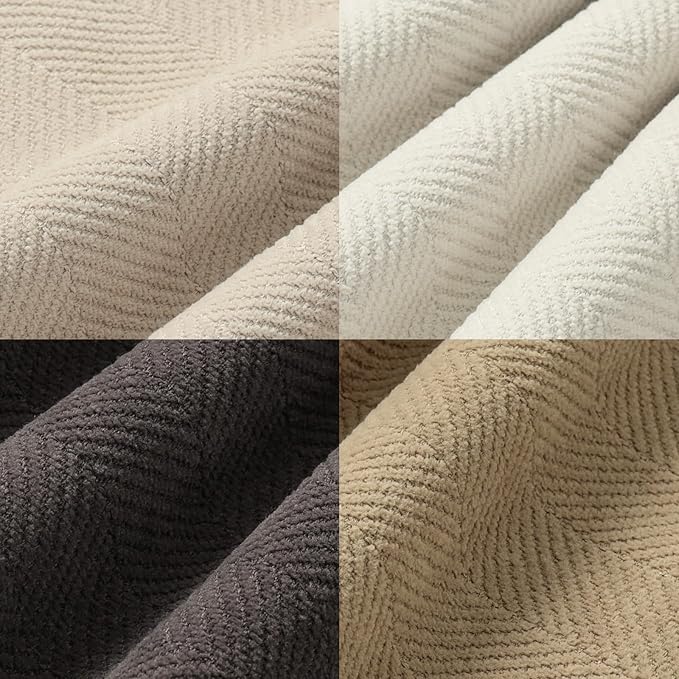 ZWJD Throw Pillow Covers 18x18 Set of 4 Chenille Pillow Covers with Elegant Design Soft and Luxurious Decorative Throw Pillows for Couch, Bed, and Home Decor