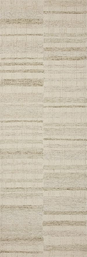 Loloi Chris Loves Julia Chris Collection CHR-02 Natural/Sage 7'-9" x 7'-9" Square, .50" Pile Height, Area Rug