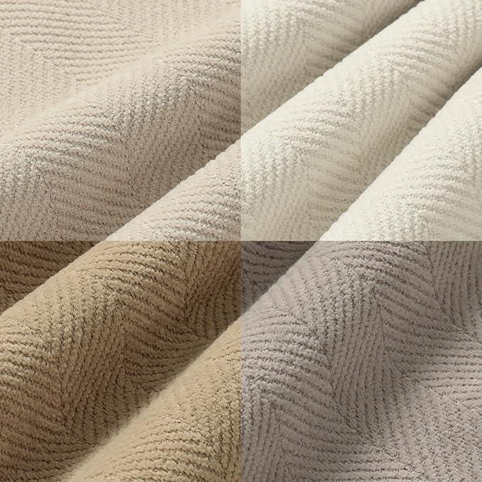 ZWJD Throw Pillow Covers 18x18 Set of 4 Chenille Pillow Covers with Elegant Design Soft and Luxurious Decorative Throw Pillows for Couch, Bed, and Home Decor