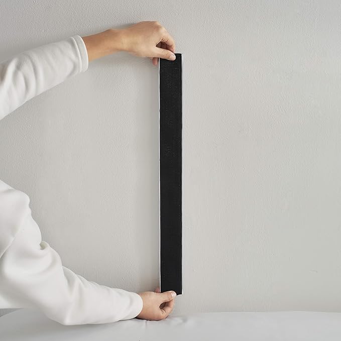 Nestl Upholstered Queen Headboard - Easy Assemble Channel Stitched Headboard Queen Size - Wall Mounted Headboards with 3D Soundproof Wall Panels Peel & Stick Floating Headboards, Linen