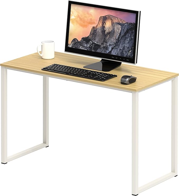 SHW Mission 32-Inch Home Office Computer Desk, Oak