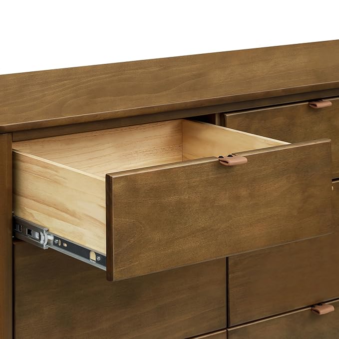 Babyletto Bondi 9-Drawer Baby Dresser for Nursery - GREENGUARD Gold Certified - Wooden Chest of Drawers for Kids, Boys & Girls - Assembled Sustainable Wood Kids Dresser for Bedroom - Natural Walnut