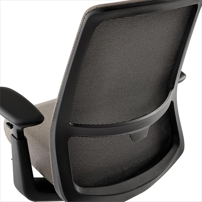 Haworth Soji Office Chair with Ergonomic Adjustments, Flexible Mesh Back (Clay)