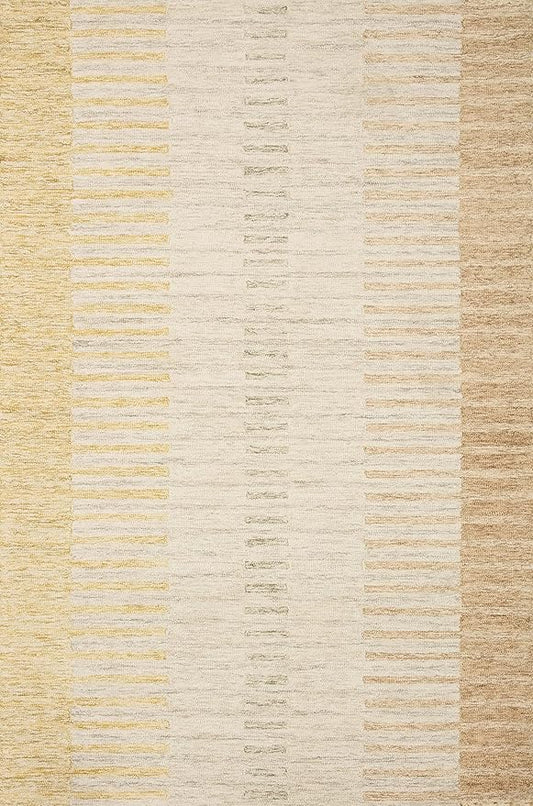 Loloi Chris Loves Julia Chris Collection CHR-01 Dove/Santa Fe 3'-6'' x 5'-6'', .50" Pile Height, Accent Rug