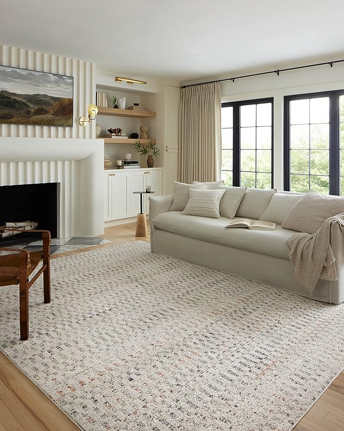 Loloi Kamala Collection KAM-05 Grey/Multi 2'-7" x 12'-0" Runner Rug