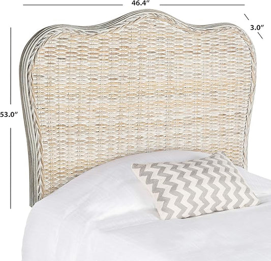 Safavieh Home Collection Imelda White Washed Headboard (Queen)