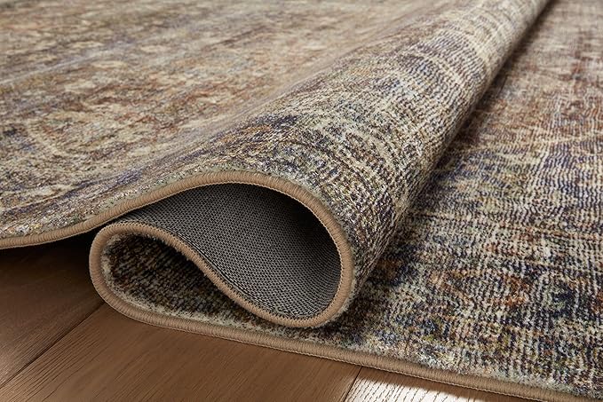 Loloi Amber Lewis Morgan Collection MOG-05 Spice/Lagoon 2' x 3'-6" 38" Thick Accent Rug feat. CloudPile, Neutral, Room Décor, Vintage Inspired, Livingroom, Bedroom, Dining Area