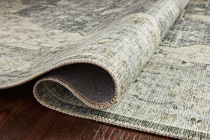Loloi II Skye Collection SKY-12 Charcoal/Dove 2'-6" x 7'-6" Runner Rug