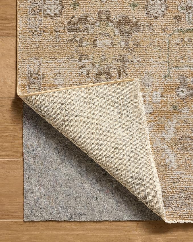Loloi Magnolia Home by Joanna Gaines Pace Collection PAC-07 Sunset/Stone 7'-8" x 7'-8" Round Area Rug