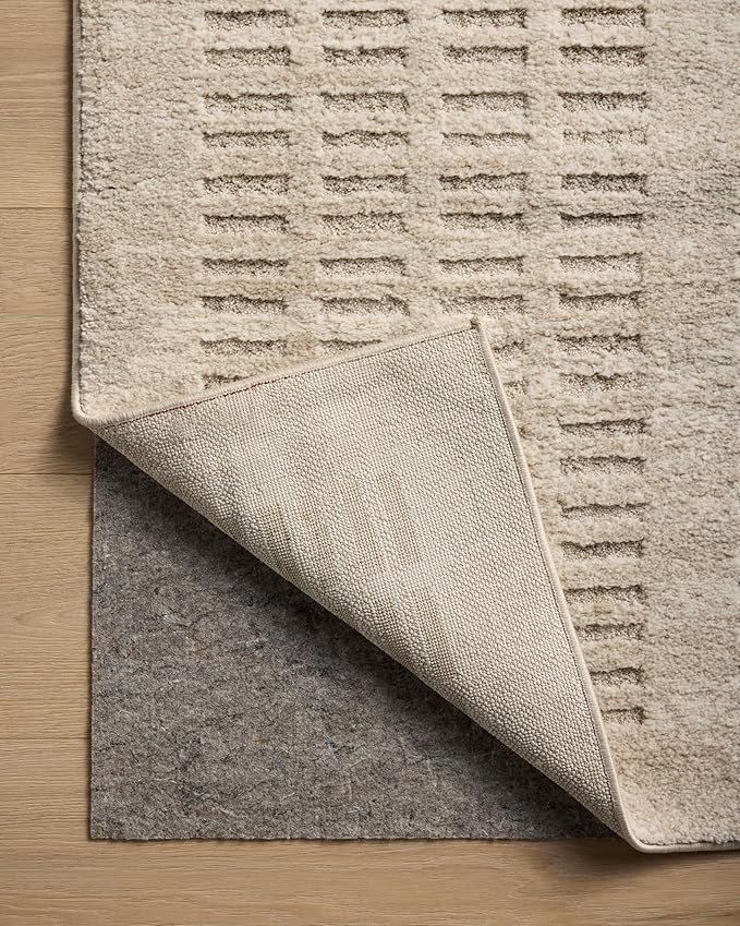 Loloi Amber Lewis Monty Collection MOT-03 Ivory/Beige 2'-7" x 4', .50" Pile Height, Area Rug