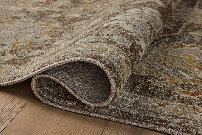 Loloi Magnolia Home by Joanna Gaines Mona Collection MOA-02 BARK/Multi 2'-6" x 10'-0" Runner Rug