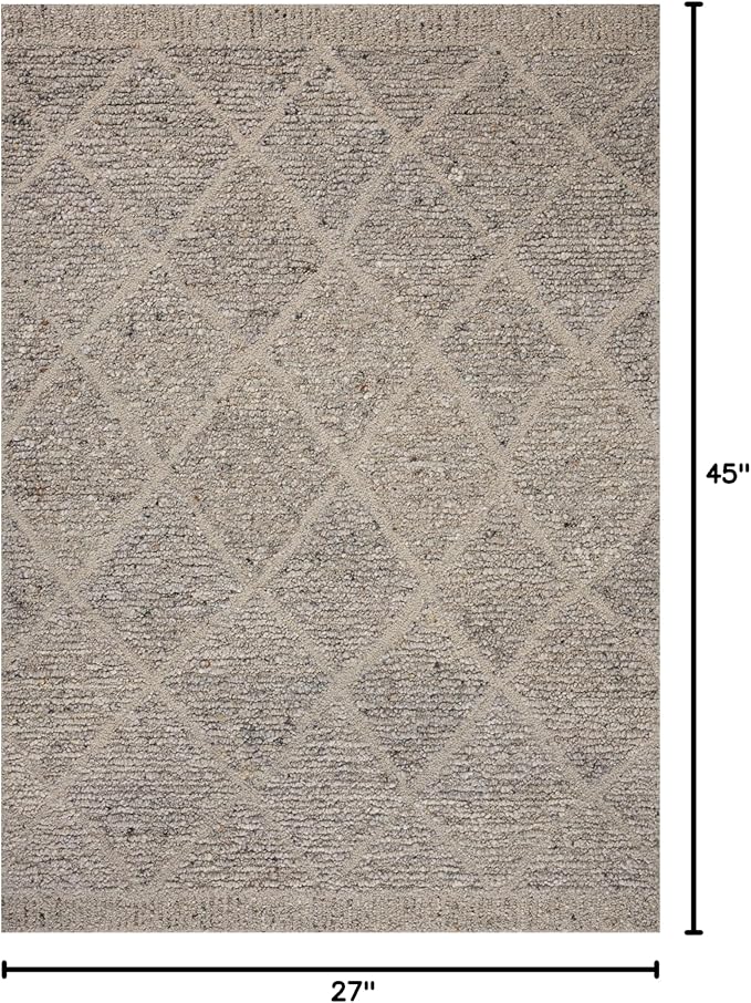 Loloi Magnolia Home by Joanna Gaines Jones Collection JON-03 Pebble 2'-3" x 3'-9" Accent Rug
