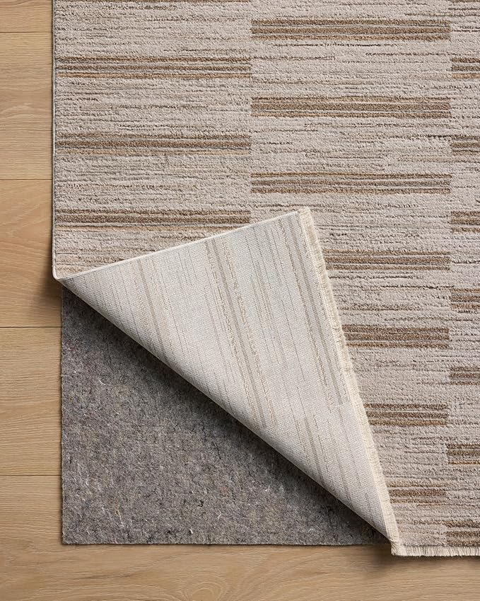 Loloi Amber Lewis Cali Collection CIL-04 Ivory/Tobacco 2'-7" x 10'-0", .25" Pile Height, Runner Rug