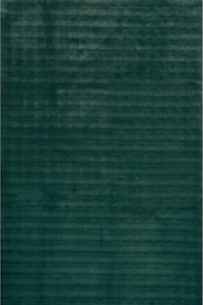 nuLOOM Jeni Checkered 3'9" x 6' Machine Washable Area Rug for Living Room Bedroom Dining Room Kitchen, Hunter Green