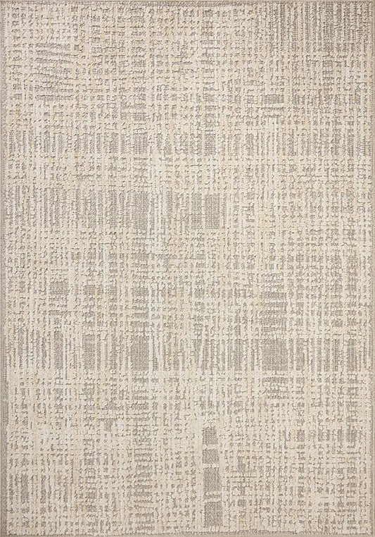 Loloi Amber Lewis Bexley Collection BEX-07 Natural/Dove 2'-7" x 10'-0" Runner Rug Neutral, Textured, Living, Bedroom, Dining, Carpet
