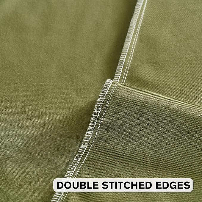 FUTEI Moss Green Velvet Throw Pillow Covers 12x20 Inch Set of 2,Soft Embossed Leaf-Relief Textured Lumbar Pillow Cases,Natural Home Decor for Couch Living Room