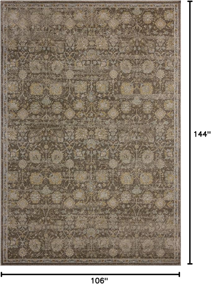 Loloi Magnolia Home by Joanna Gaines Mona Collection MOA-03 BARK/Natural 8'-10" x 12' Area Rug