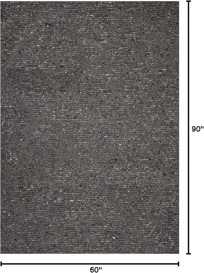 Loloi Magnolia Home by Joanna Gaines Jones Collection JON-05 Granite 5'-0" x 7'-6" Area Rug