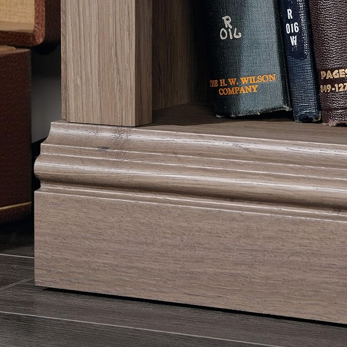 Sauder Miscellaneous Storage 3-Shelf Bookcase/ Book shelf, Salt Oak finish