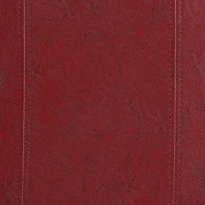 SIMPLIHOME Dover 36 inch Wide Contemporary Rectangle Storage Ottoman Bench in Radicchio Red Vegan Faux Leather, Assembled, for the Living Room, Entryway and Family Room