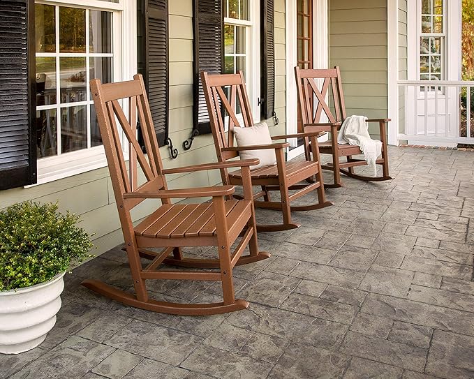 POLYWOOD® Braxton Rocker, Black