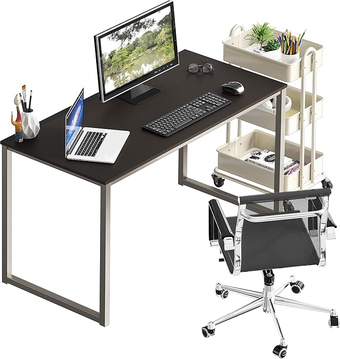 SHW Mission 40-Inch Home Office Computer Desk, Espresso