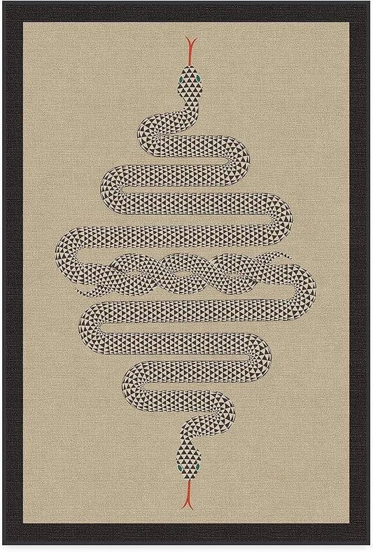 RUGGABLE x Jonathan Adler Machine Washable Modern Area Rug – Venom Neutral 4x6, Stain-Resistant, Non-Slip – Medium Rugs for Living Room, Bedroom, Hallway, Entryway & Office–with Cushioned Pad