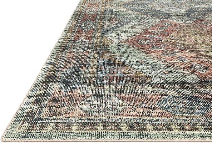 Loloi II Skye Collection SKY-06 Apricot/Mist 2'-6" x 7'-6" Runner Rug