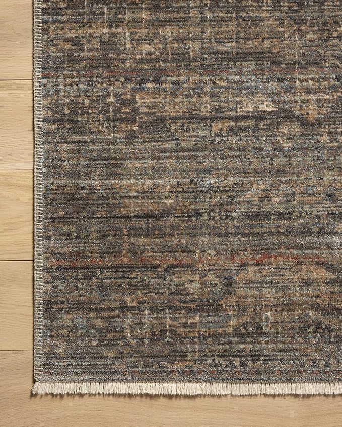 Loloi Amber Lewis Molly Collection MOL-05 Lagoon/Natural 2'-3" x 3'-10" Low Pile Accent Rug