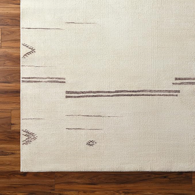 Livabliss x Becki Owens Rivi Moroccan Area Rug , 2'2" x 3'9", Cream/Charcoal