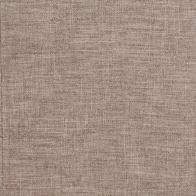 SIMPLIHOME Avalon 48 inch Wide Contemporary Rectangle Storage Ottoman Bench in Fawn Brown Linen Look Fabric, Assembled, for the Living Room, Entryway and Family Room