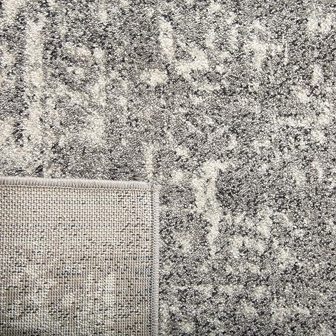 SAFAVIEH Evoke Collection 2'2" x 11' Grey/Ivory EVK256D Oriental Distressed Non-Shedding Living Room Bedroom Runner Rug