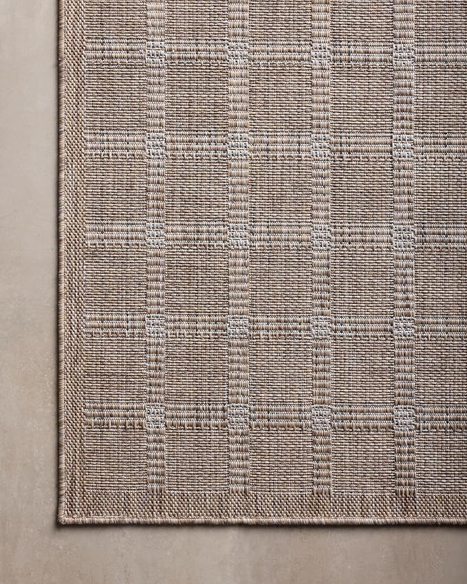 Loloi Amber Lewis Topanga Collection TOP-01 Natural/Bone 7'-10" x 10' Indoor/Outdoor Area Rug