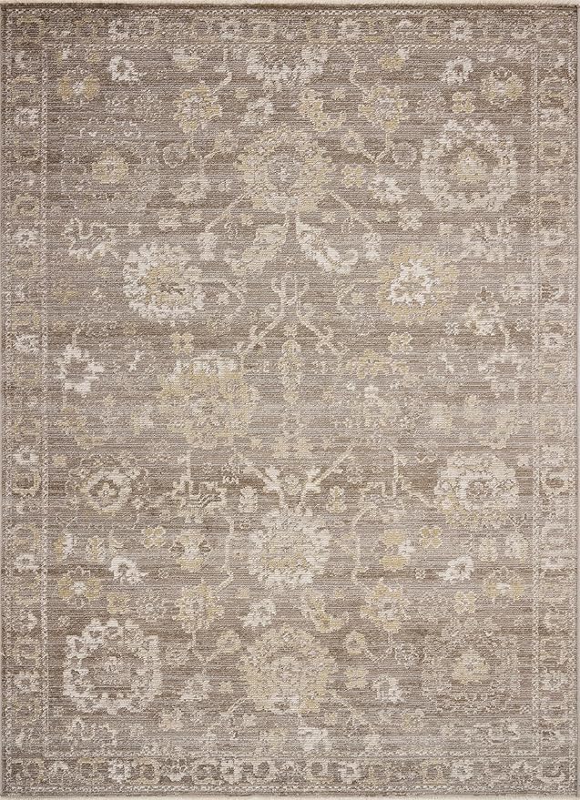 Loloi Magnolia Home by Joanna Gaines Pace Collection PAC-03 Taupe/Wheat 5'-3" x 7'-6" Area Rug