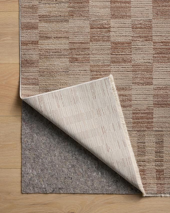 Loloi Amber Lewis Cali Collection CIL-06 Brick/Natural 3'-6" x 5'-6", .25" Pile Height, Accent Rug