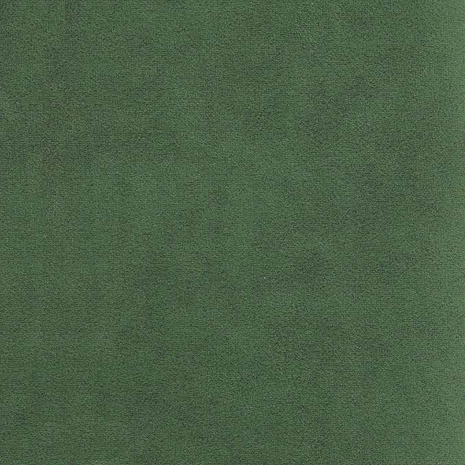 Mid Century Modern Accent Chair Wingback Living Room Chair Comfy Upholstered Scooped Armchair Fabric Side Chair with Wood Legs for Small Space, Bedroom, Apartment, Office, Waiting Room (Green)