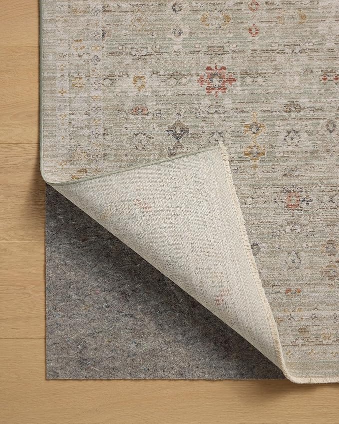 Loloi Chris Loves Julia Ida Collection IDA-04 Spa/Multi 5'-3" x 7'-6", .19" Pile Height, Area Rug
