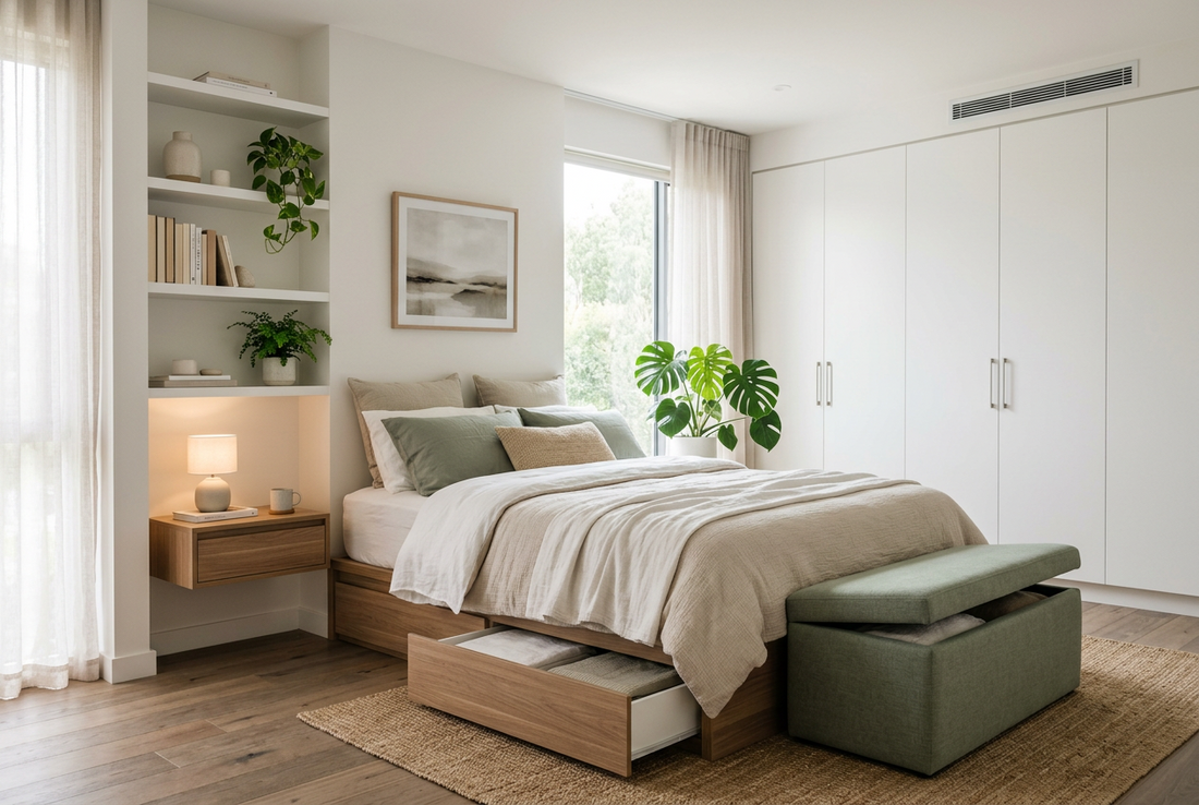 A Bedroom With Less Clutter and More Calm: 8 Smart Storage Ideas That Actually Work
