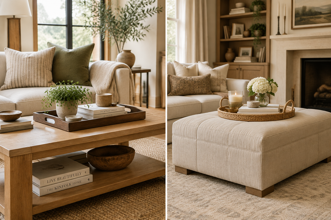 Coffee Table or Ottoman? How to Choose the Right Centerpiece for Your Living Room