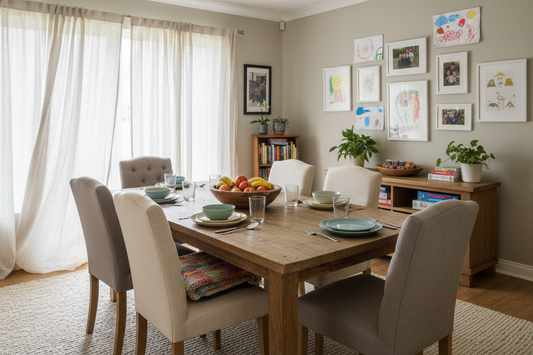 How to Create a Dining Room Your Family Will Actually Use