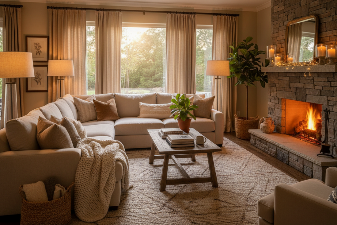How to Make a Large Living Room Feel Cozy and Inviting