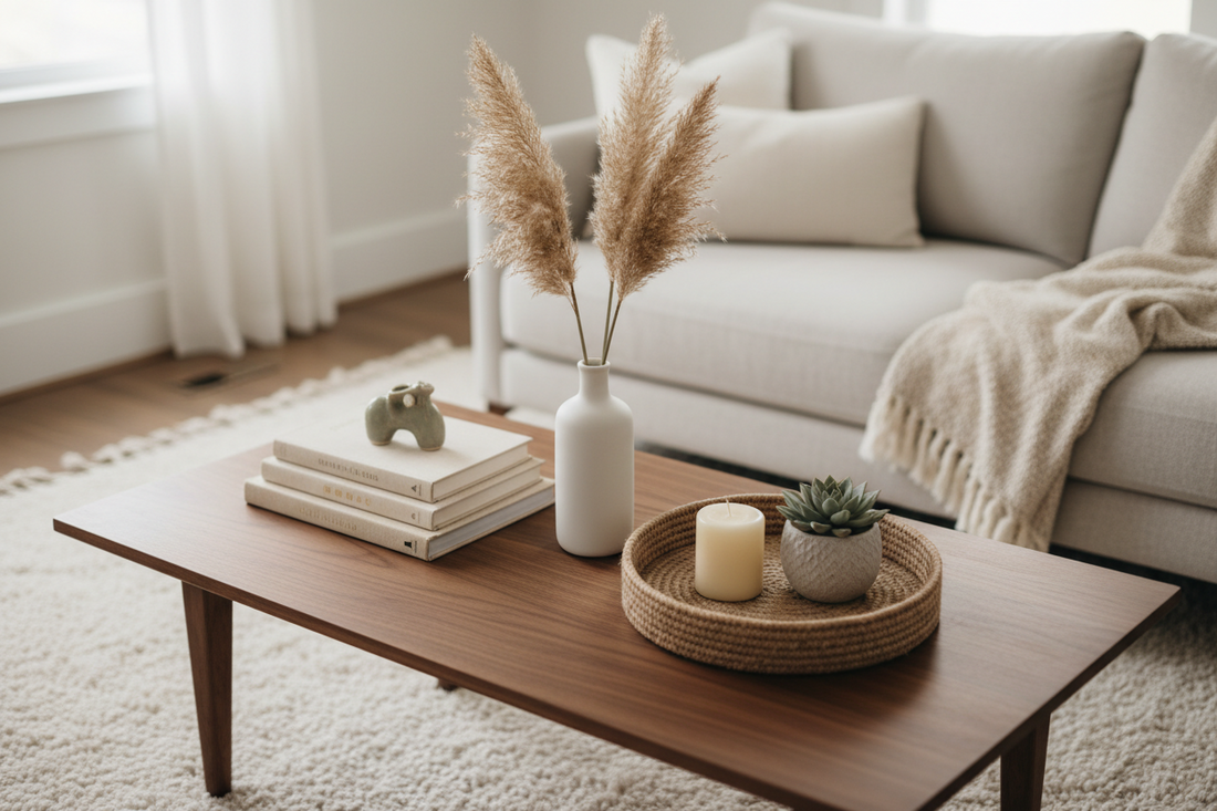 How to Style a Coffee Table Like a Pro: The Rule of Three