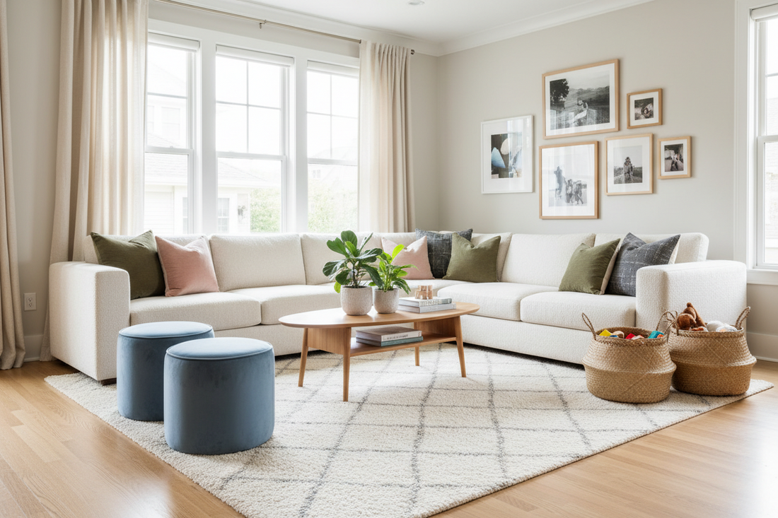 Kid-Friendly and Chic: Designing a Family Living Room You Actually Love
