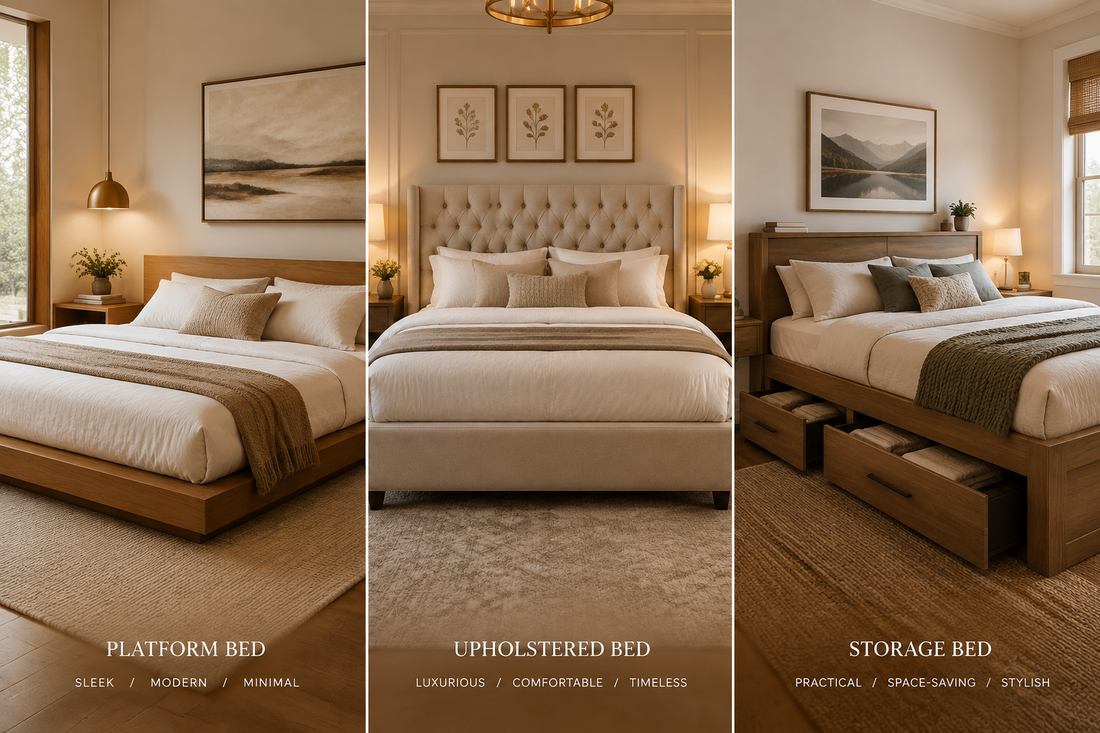 Platform Bed, Upholstered Bed, or Storage Bed? Find the Right Bed for Your Lifestyle