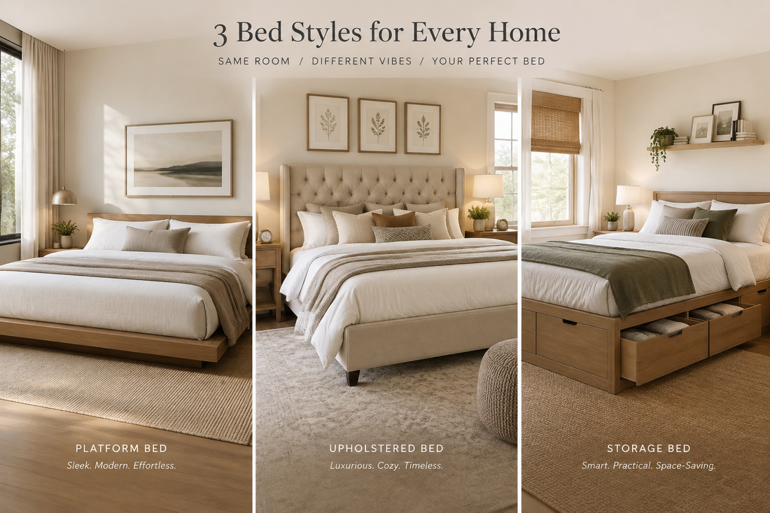 Platform Bed, Upholstered Bed, or Storage Bed? Find the Right Bed for Your Lifestyle