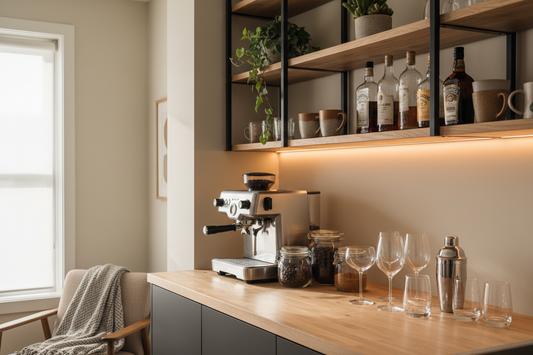 Raising the Bar: Creating Your Own Home Cafe or Home Bar