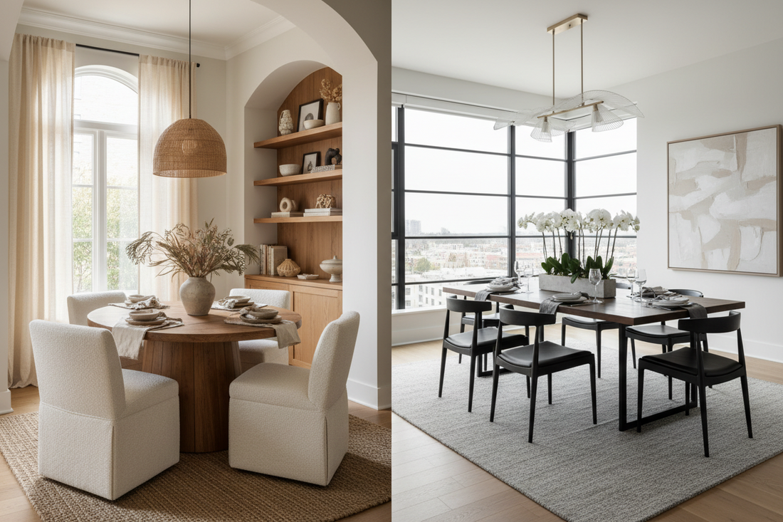 Round or Rectangular Dining Table? How to Choose the Right Shape for Your Home