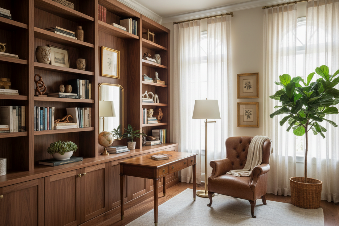 The Art of the Home Library: Styling a Sanctuary for Work and Wisdom